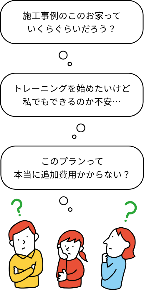 施工事例のこのお家っていくらぐらいだろう？